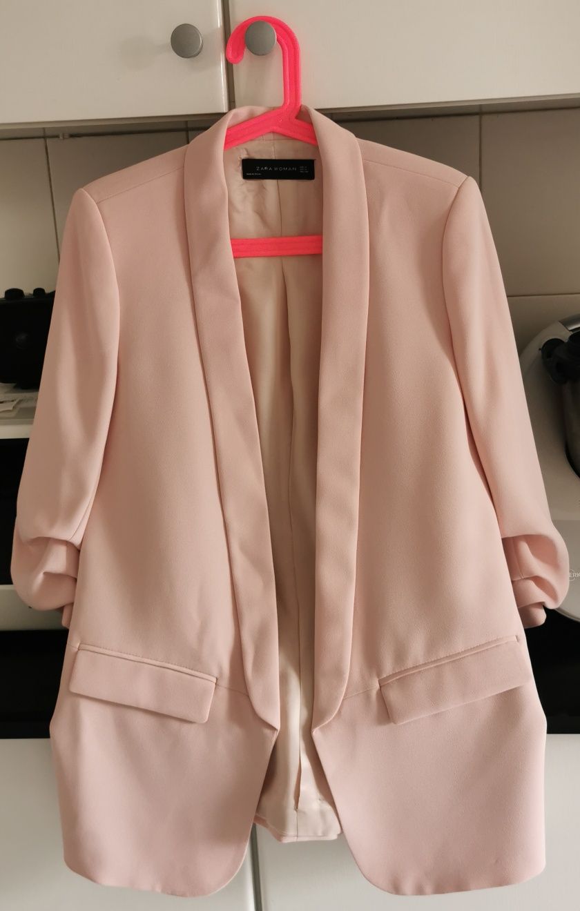 Blazer da Zara, rosa claro, primaveril