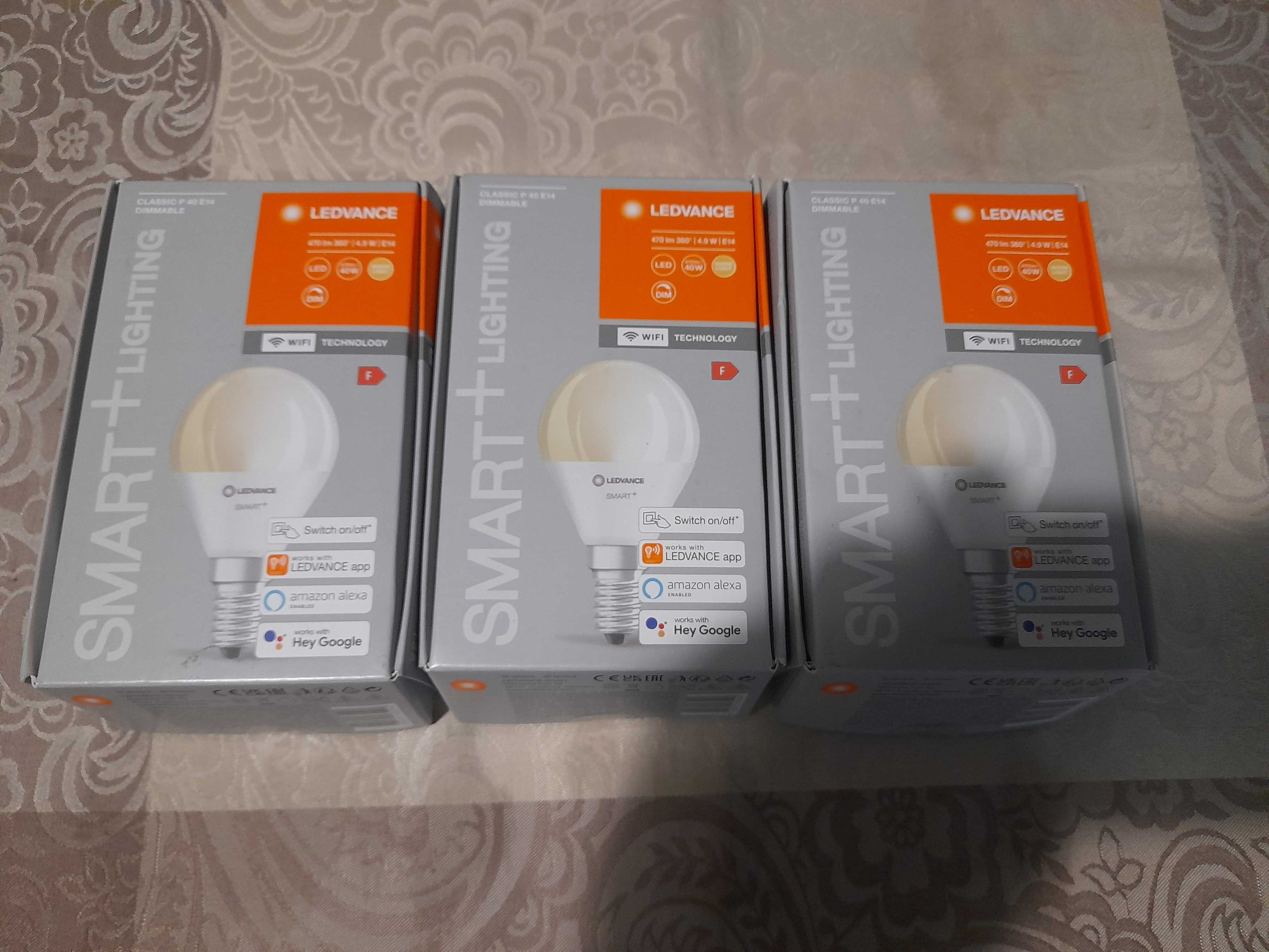 Żarówka SMART+ WiFi Mini 40 4,9 W/2700 K E14 3szt