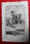 Retrato Equestre do 4º Marquês de Marialva, gravura de 1790