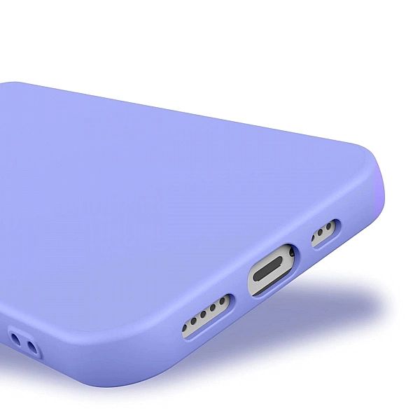 Silicone case etui iPhone 13 Pro Max silikonowy pokrowiec miętowozielo