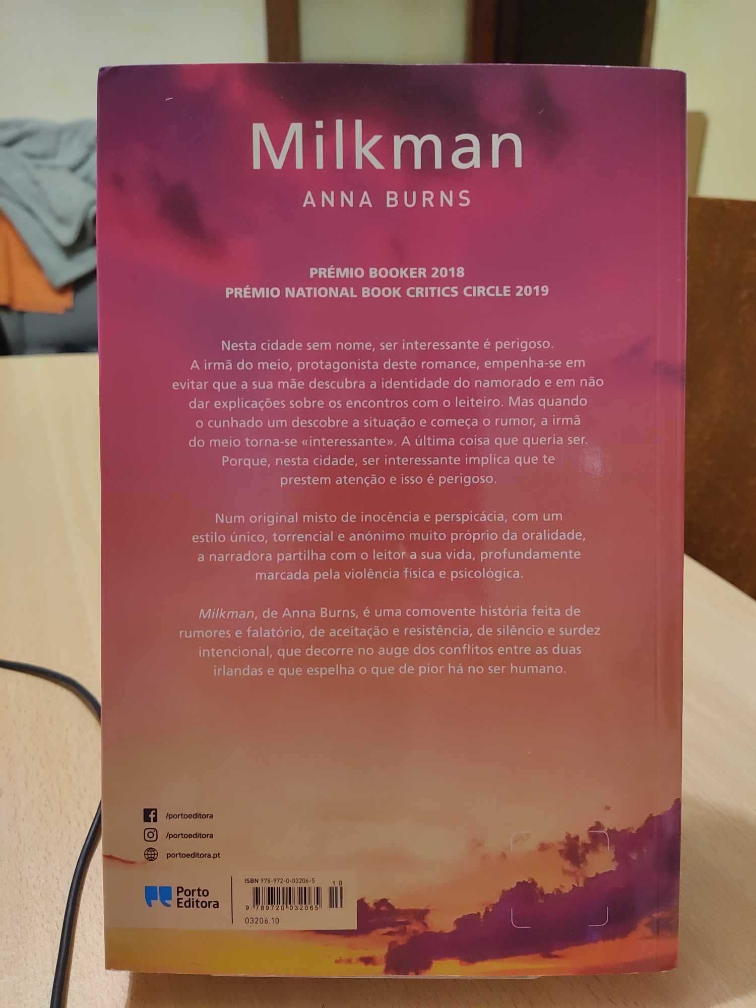 Livro  “Milkman”