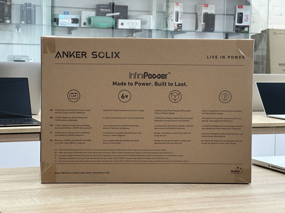 Зарядні станції Anker SOLIX C1000X 1800W