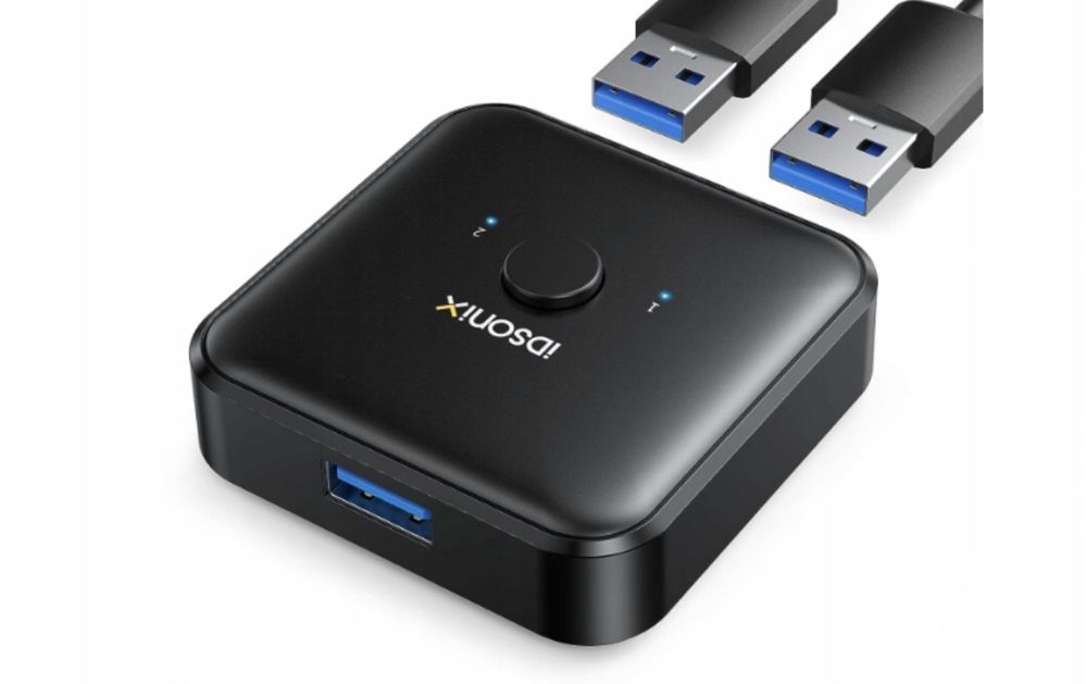 iDsonix USB 3.0 przełącznik 2w1