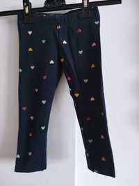 Spodnie legginsy ocieplane 92 h&m