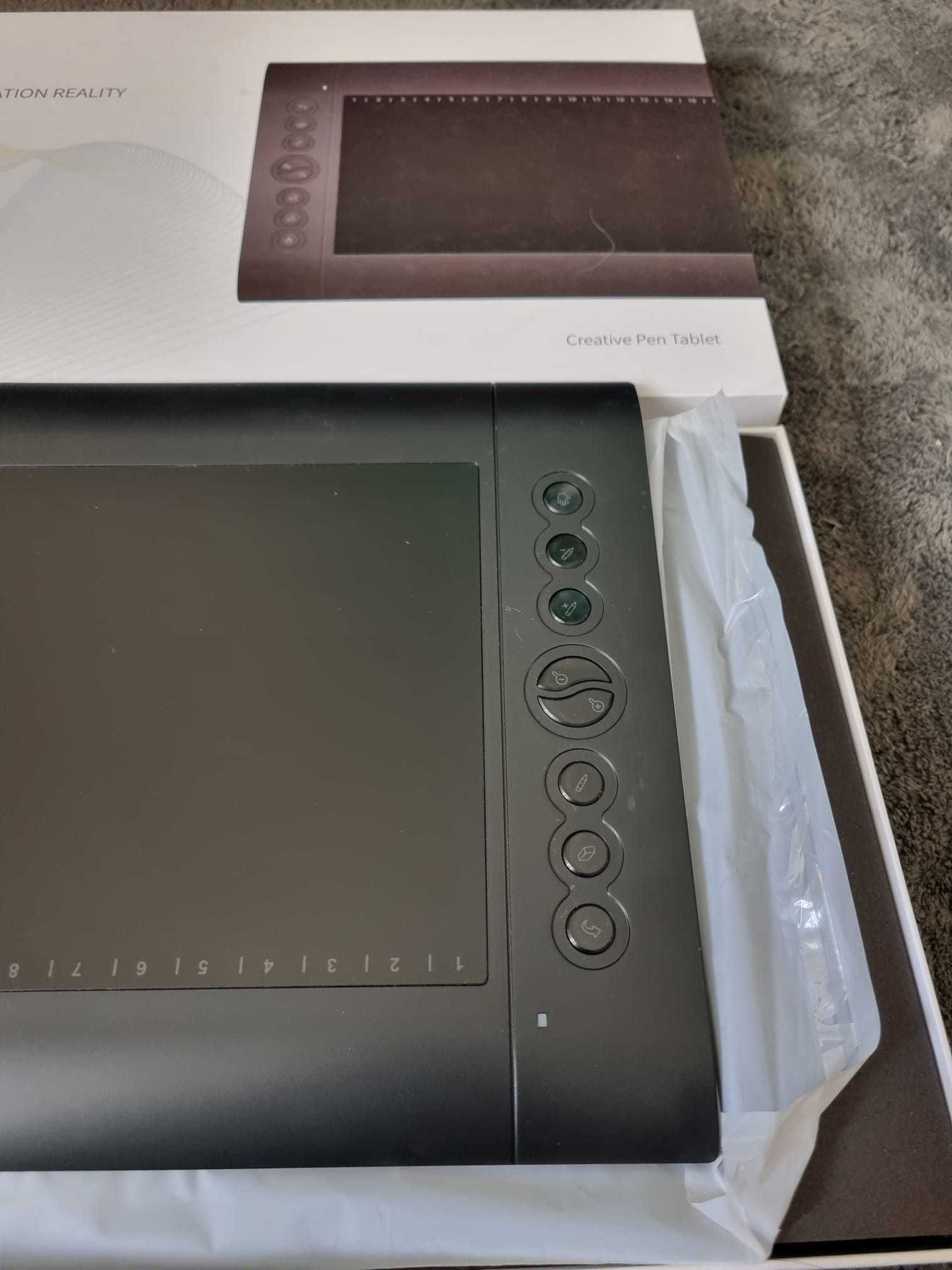 Tablet graficzny Huion 610 PRO v2 – jak nowy!