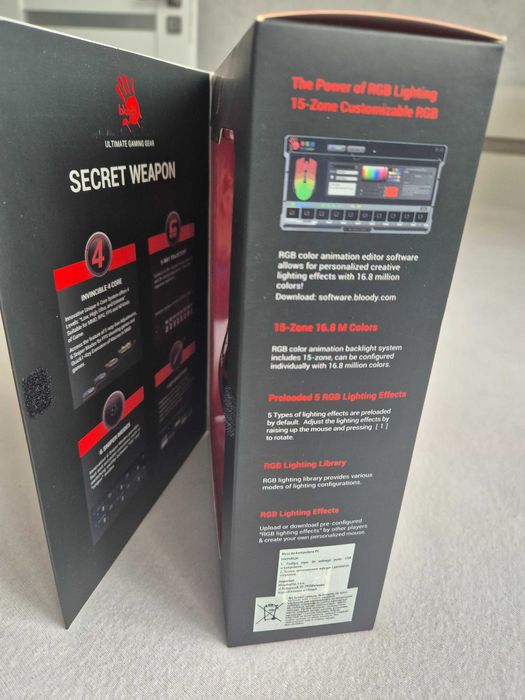 Mysz gamingowa A4Tech Bloody J95 RGB