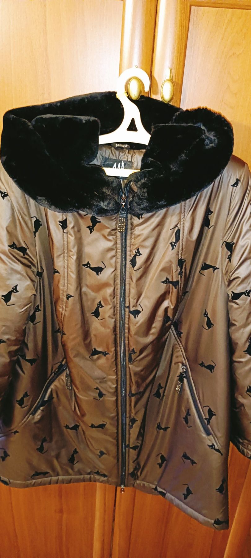 Куртка женская тёплая зимняя, размер 60
