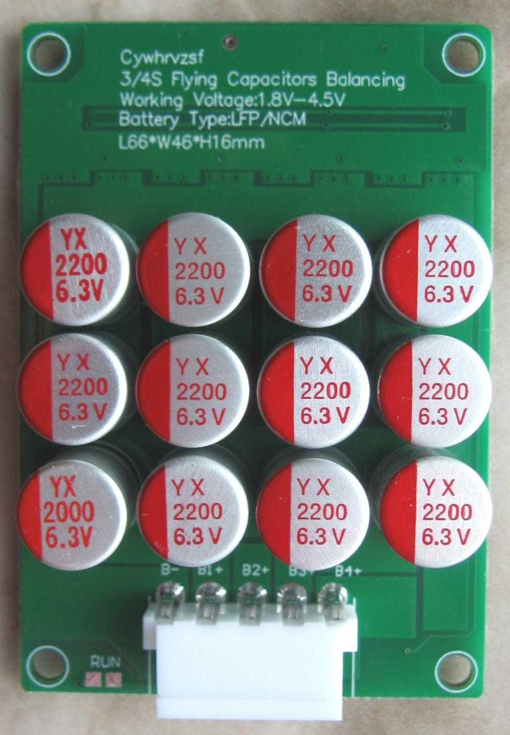 Активный балансир 3S-4S, 5А, 1,8V–4,5V, Li-ion/LifePo4