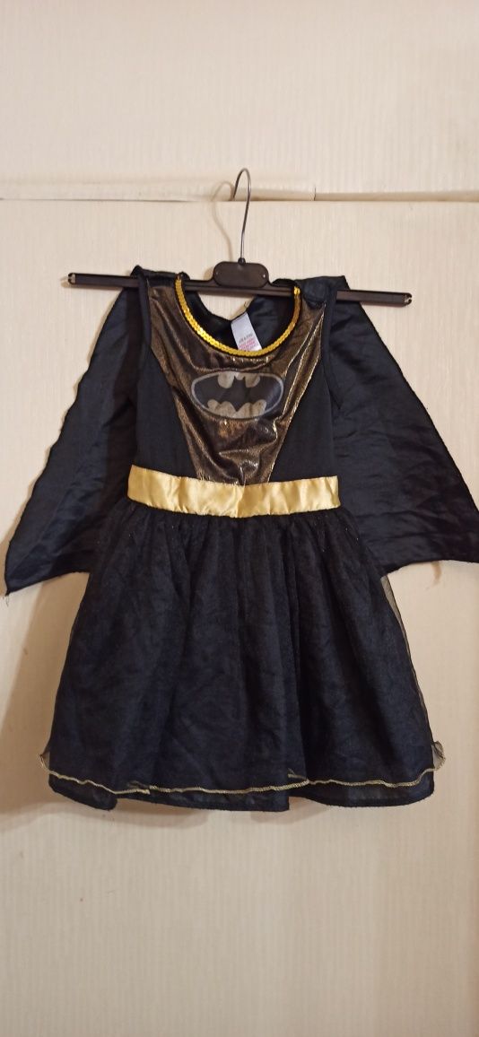 Платье Бетмен Batman для девочки+плащ
