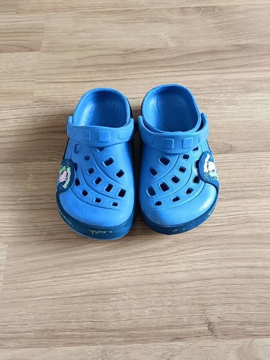 Kroksy chodaki klapki dla chłopca chłopięce niebieskie 24 25 w. 17