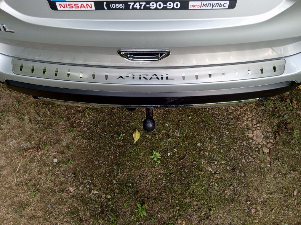 Накладки метал порог / задній бампер Ніссан Х-Трейл Nissan X-Trail T32