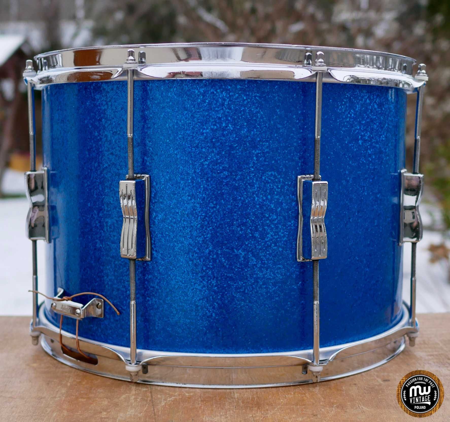 Werbel Ludwig 3-ply 14" x 10" 1970 Blue Sparkle ‼️