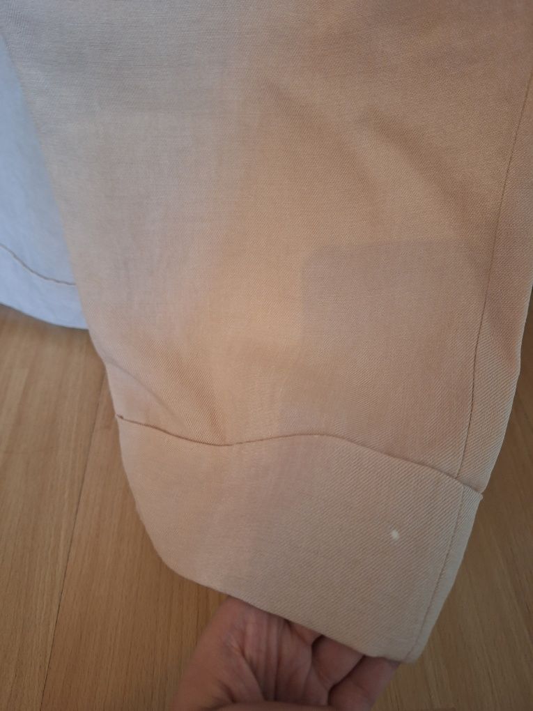 Spodnie z szerokimi nogawkami Massimo Dutti