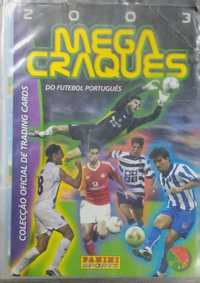 Caderneta Mega Craques do Futebol Português 2003 Panini