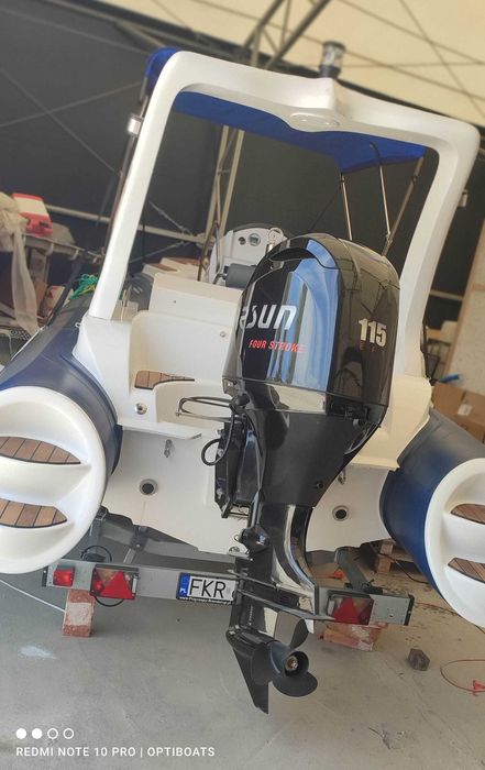 RIB 580 ponton łódź  115 HP Parsun motorówka