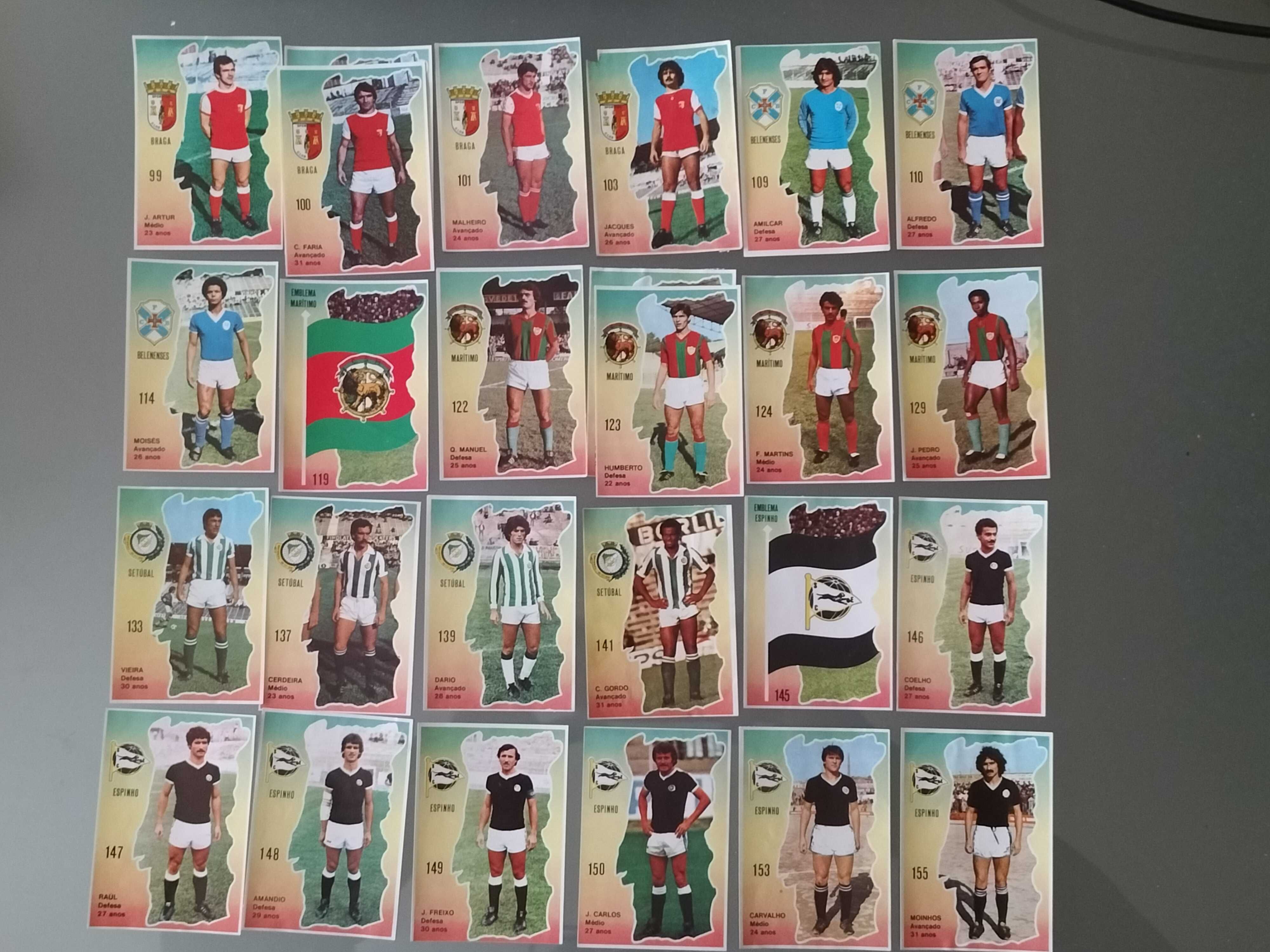 Lotes de Cromos "Idolos de Portugal 80-81"