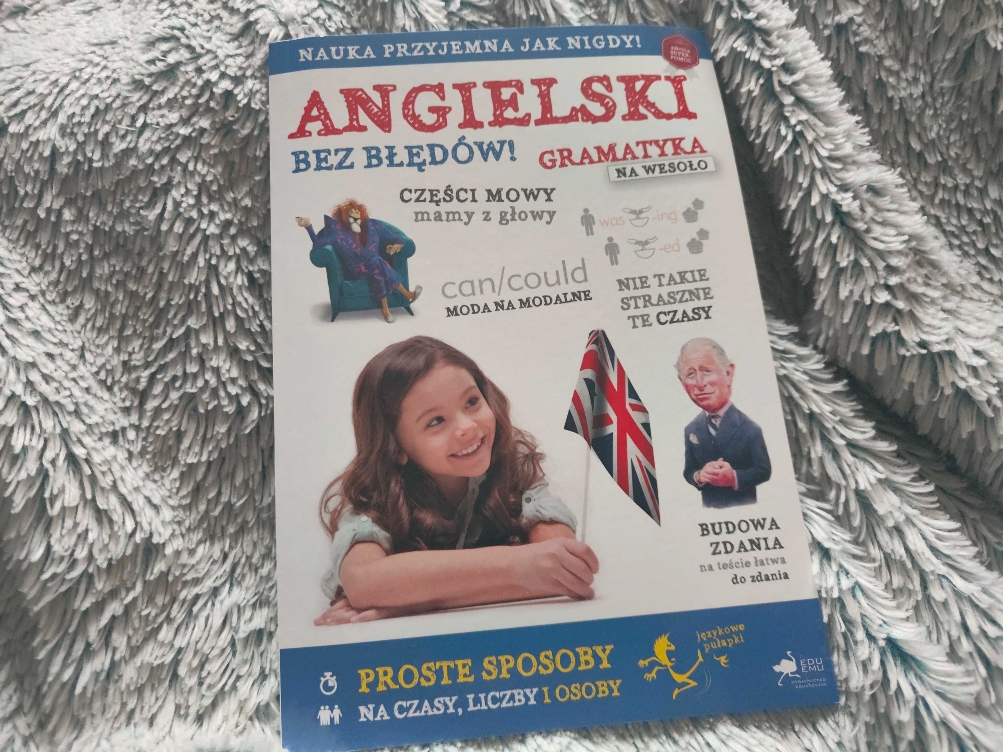 ANGIELSKI bez błędów Gramatyka na Wesoło dla dzieci NOWA Wysyłka