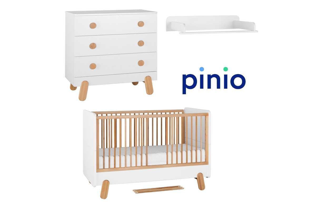 Pinio Iga zestaw 3 elem. z łóżeczkiem 140x70