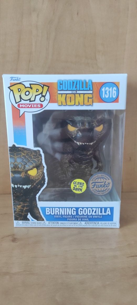Figurka Funko PoP Burning Godzilla z filmu Godzilla vs Kong (1316)