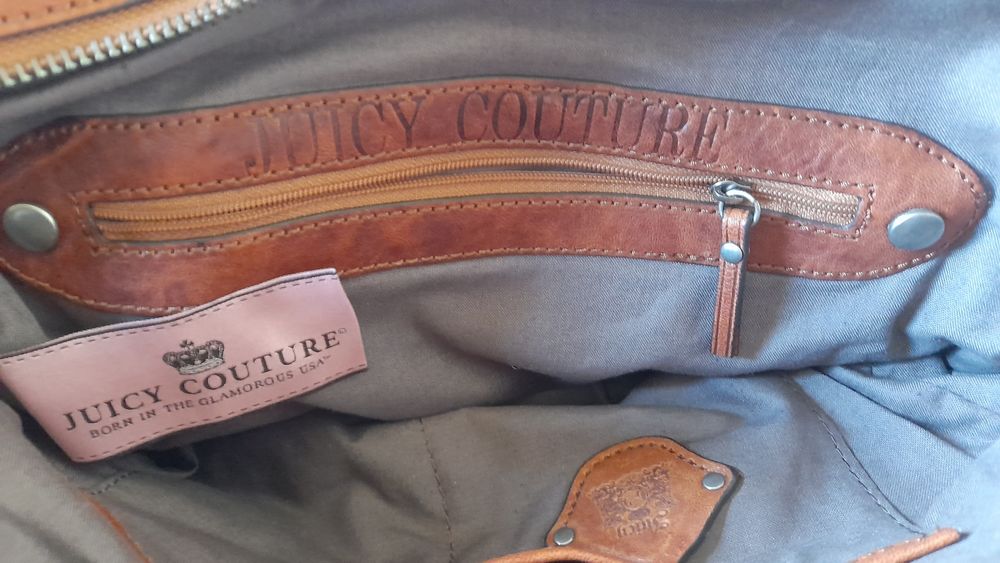 Mala Juicy Couture pele genuína 42x30 cm  - ÚLTIMOS DIAS