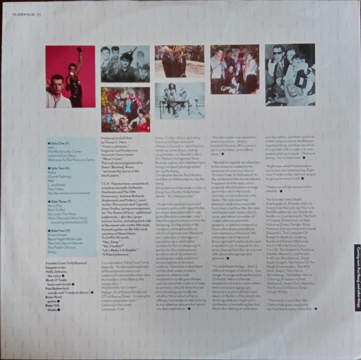 Frankie Goes To Hollywood	- - - - -	Welcome To The . . .  - - 	2 X LP