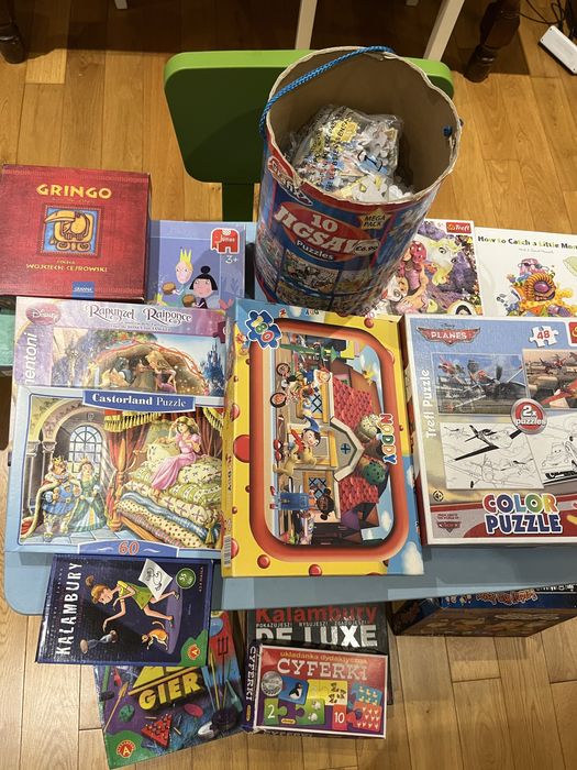 Puzle, gry planszowe
