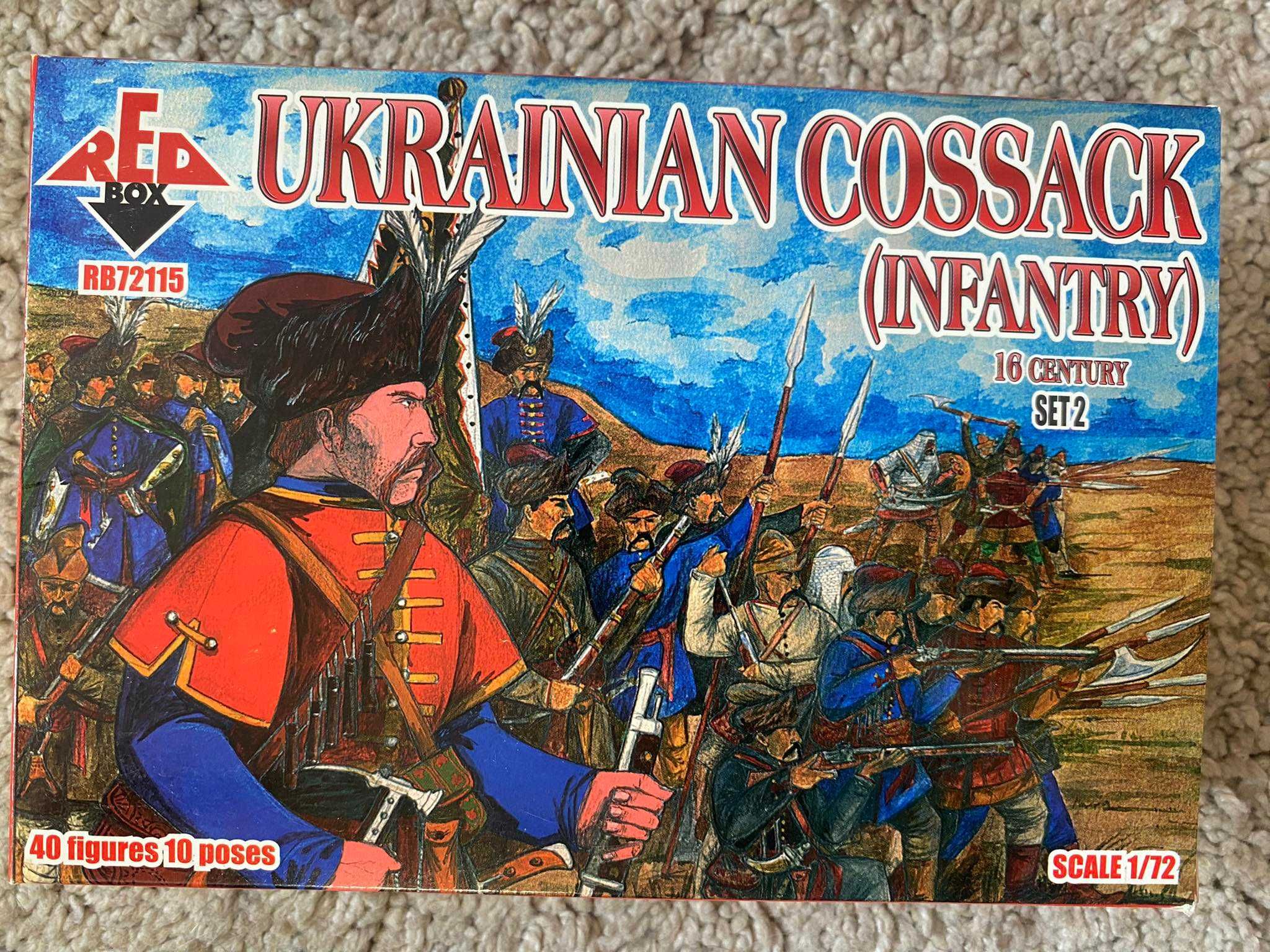 RedBox 72115  16th Century Ukrainian Cossack (Infantry) Set 2