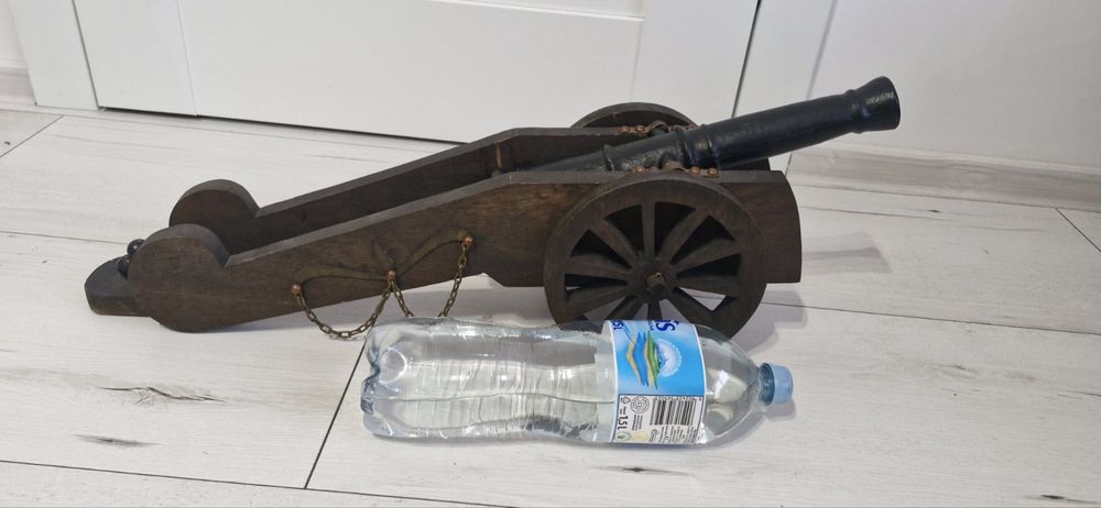 Dużą armata dekoracje Unikat Antyk