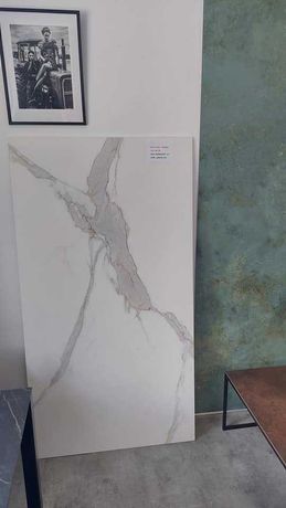 Blat stołu spiek kwarcowy 150 x 80 cm Calacatta Michelangelo 12+