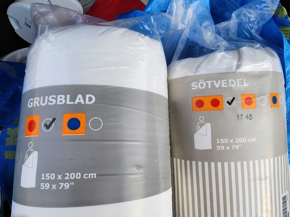 Kołdra puchowa 150X200 IKEA bardzo ciepła "Sotvedel"