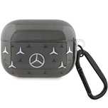 Etui Mercedes Large Star Pattern na AirPods Pro - czarne