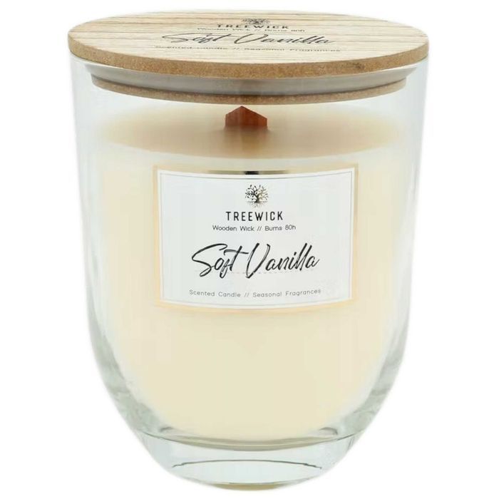 Świeca zapachowa XL Treewick Świeczka SOFT VANILLA