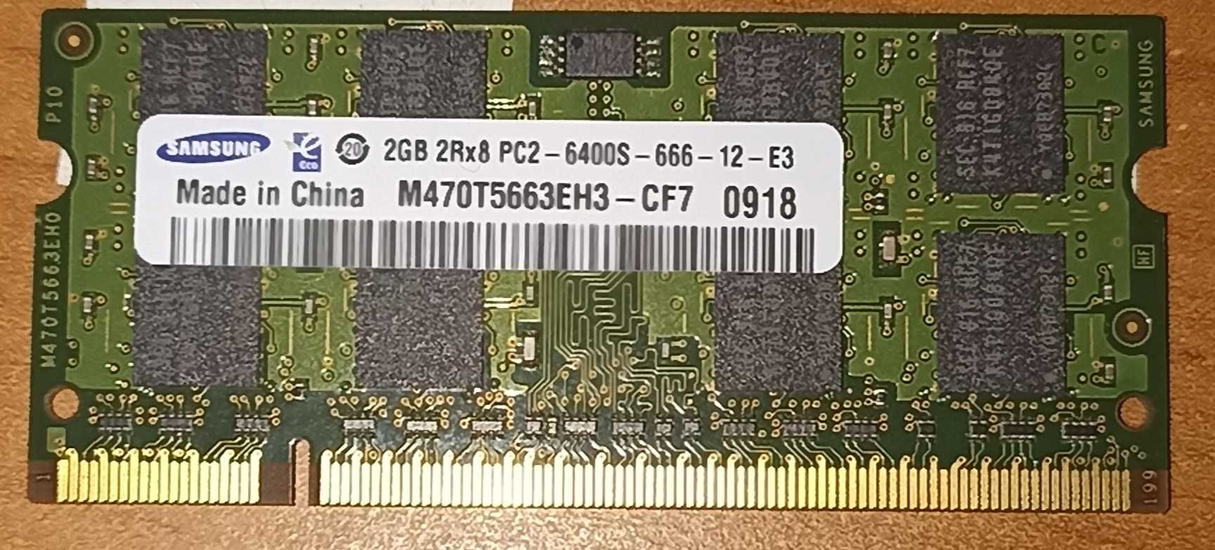 2gb DDR2 Memória RAM portátil