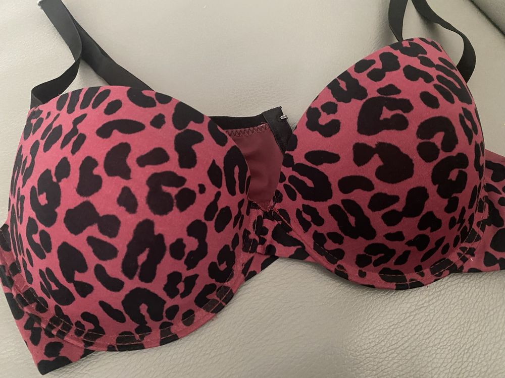 Stanik bordo pantera 38C pushup