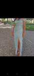 Vestido azul bebé com brilhantes