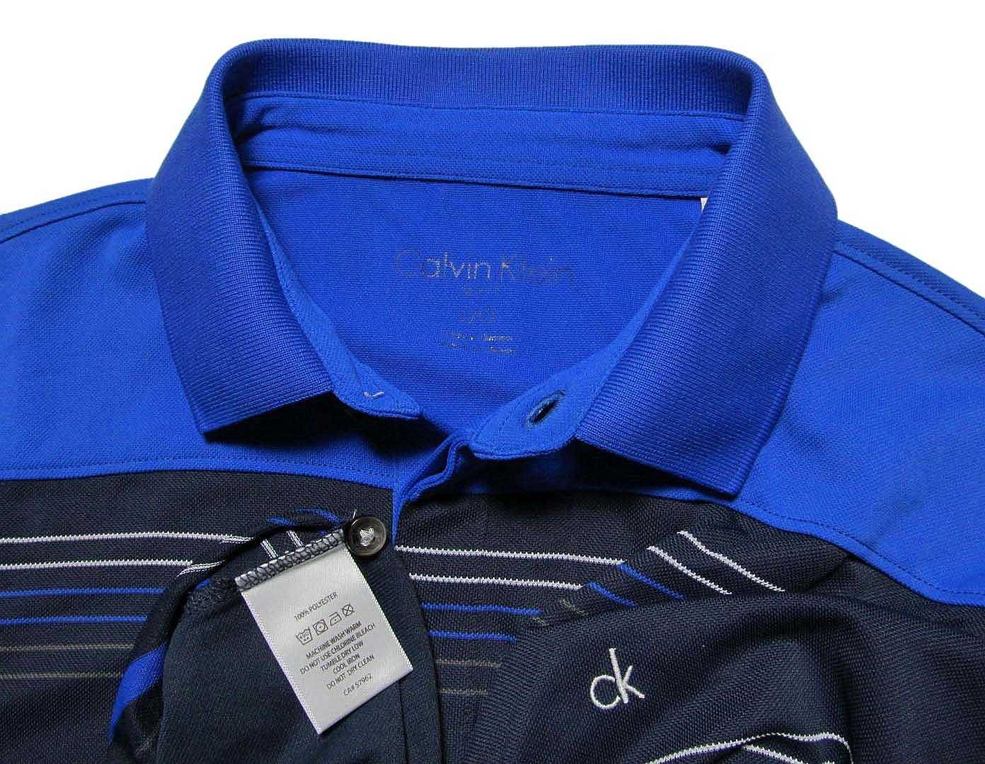 Calvin Klein Golf _ tech striped polo _ original _ koszulka L