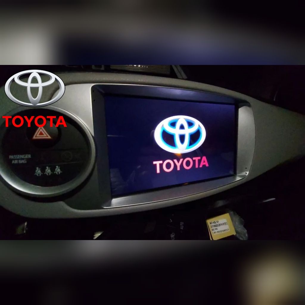 Rádio Android 12 com GPS Toyota Yaris (Novo)