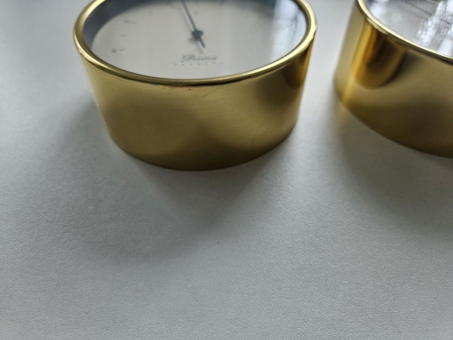 Barometr okrętowy Devina termometr mosiężny