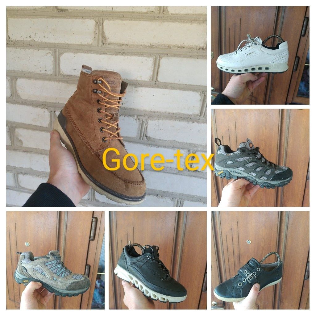 Взуття ecco, Merrell, technika. На мембрані Gore-tex. Розмір 37