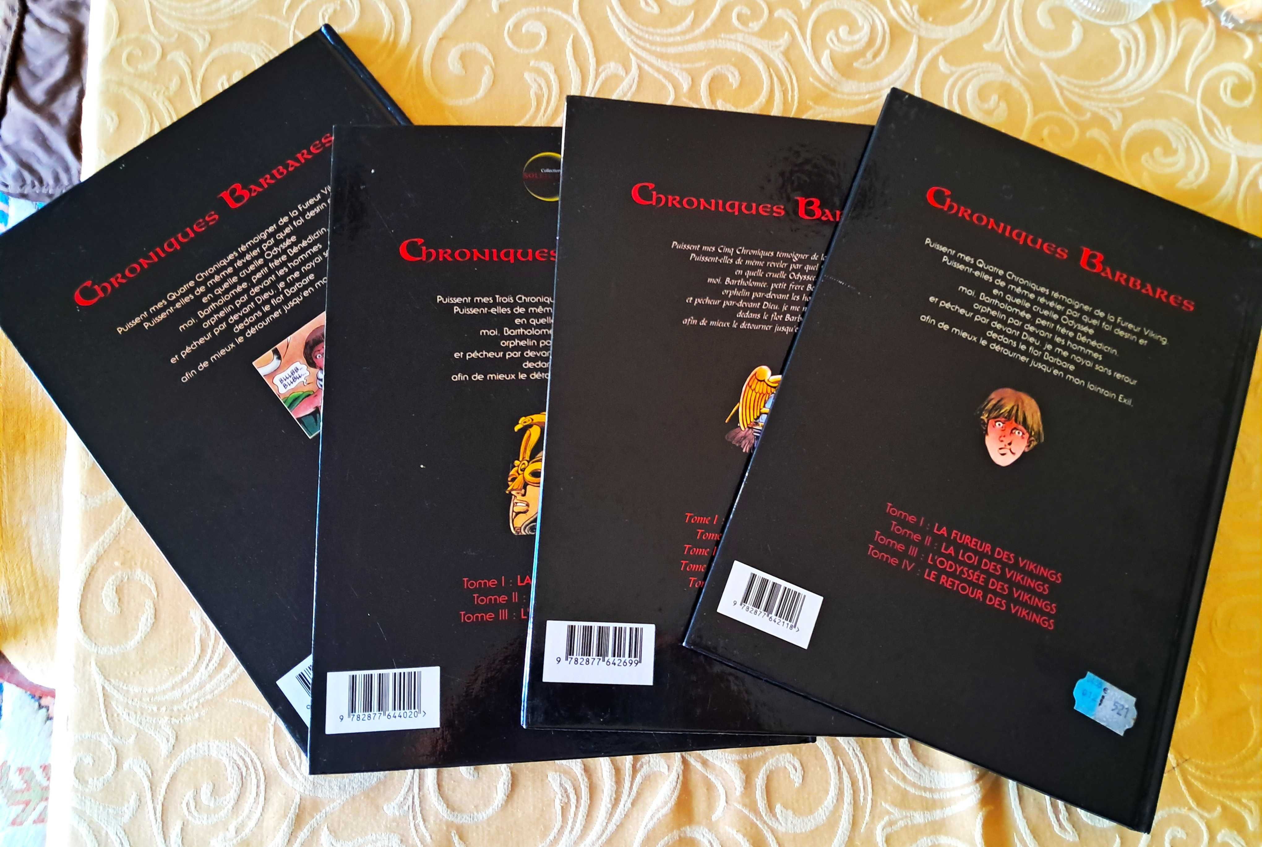 Livros de BD - Mitton - Chroniques Barbares (francês) RESERVADO