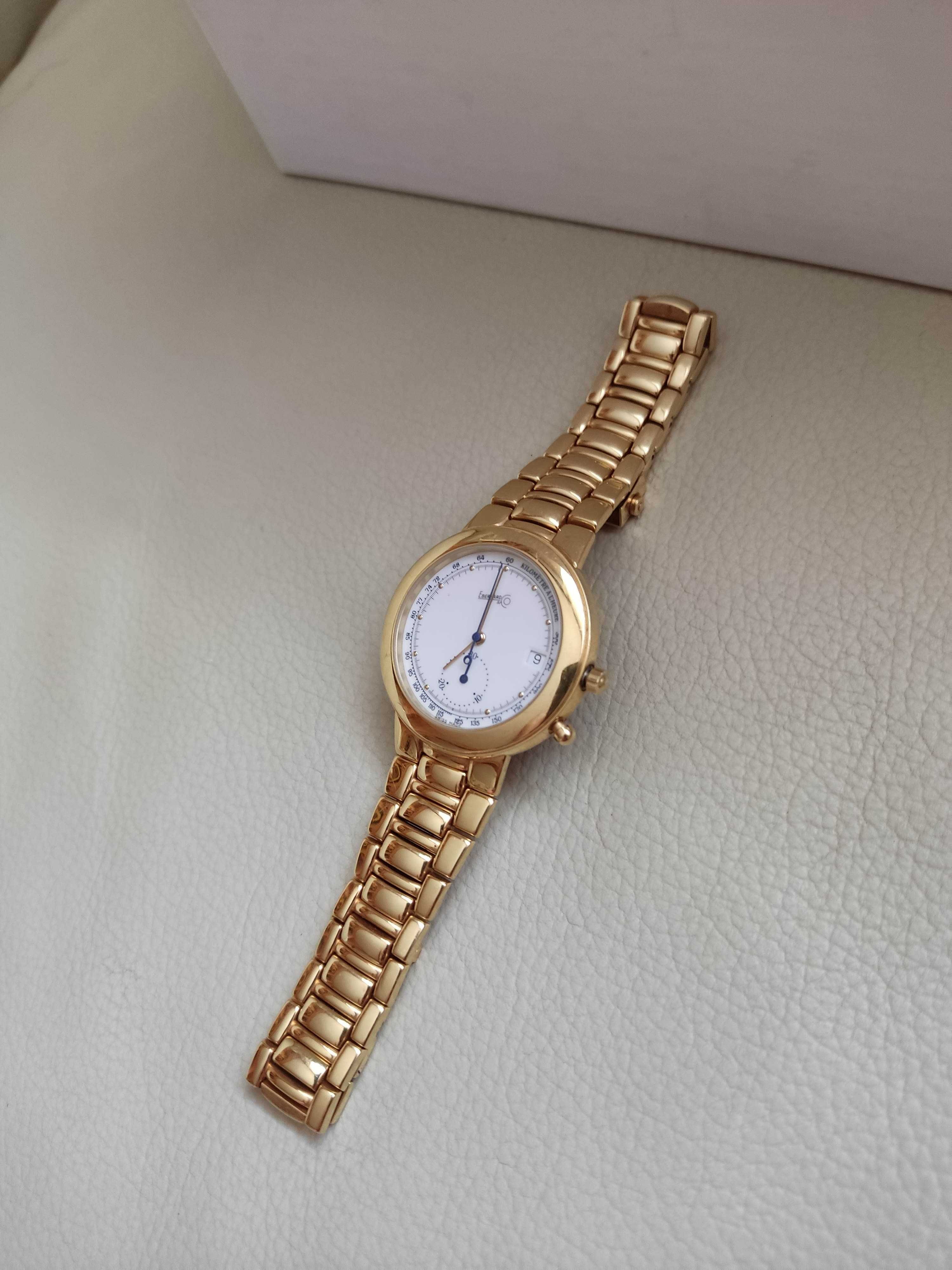 Eberhard złoto 18K gold 750 złoty zegarek