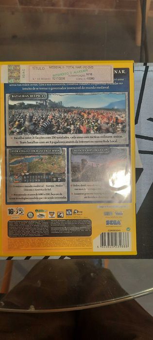Jogo para Pc ou portatil Mediaval2 total War