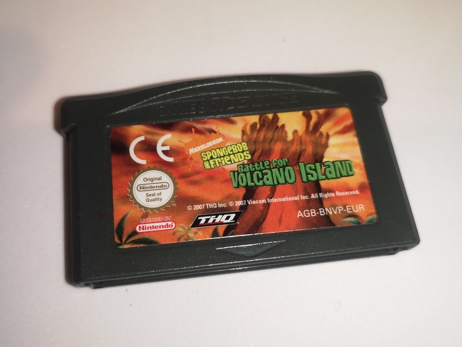 SpogeBob Volcano Island ADVANCE Nintendo gra (oryginał testowany)