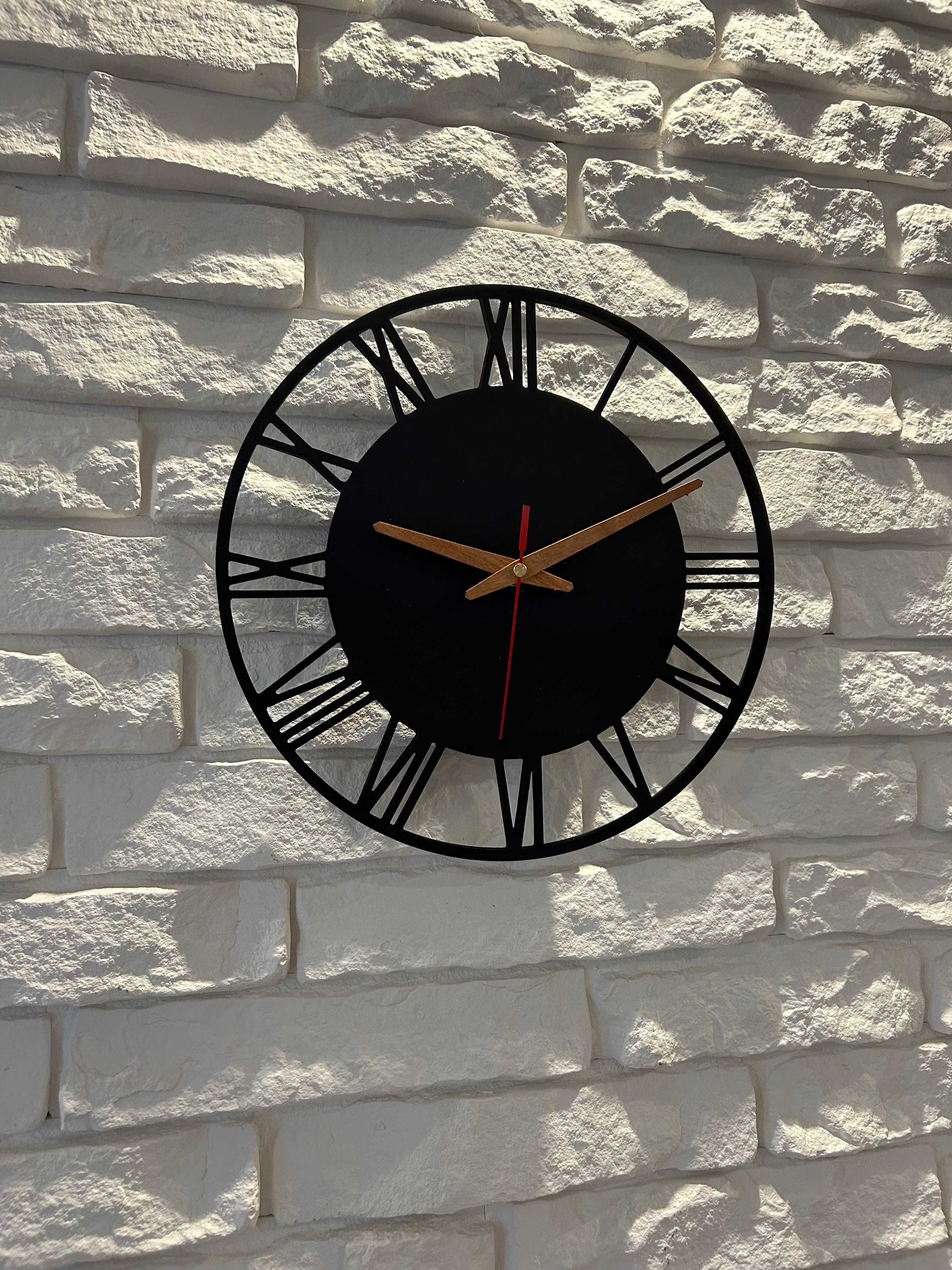 Zegar ścienny ROM 30 cm Rzymski LOFT Nowoczesny Do Salonu Sypialni