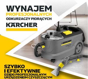 WYNAJEM Odkurzacza Piorącego KARCHER, ozonatora, myjki ciśnieniowej