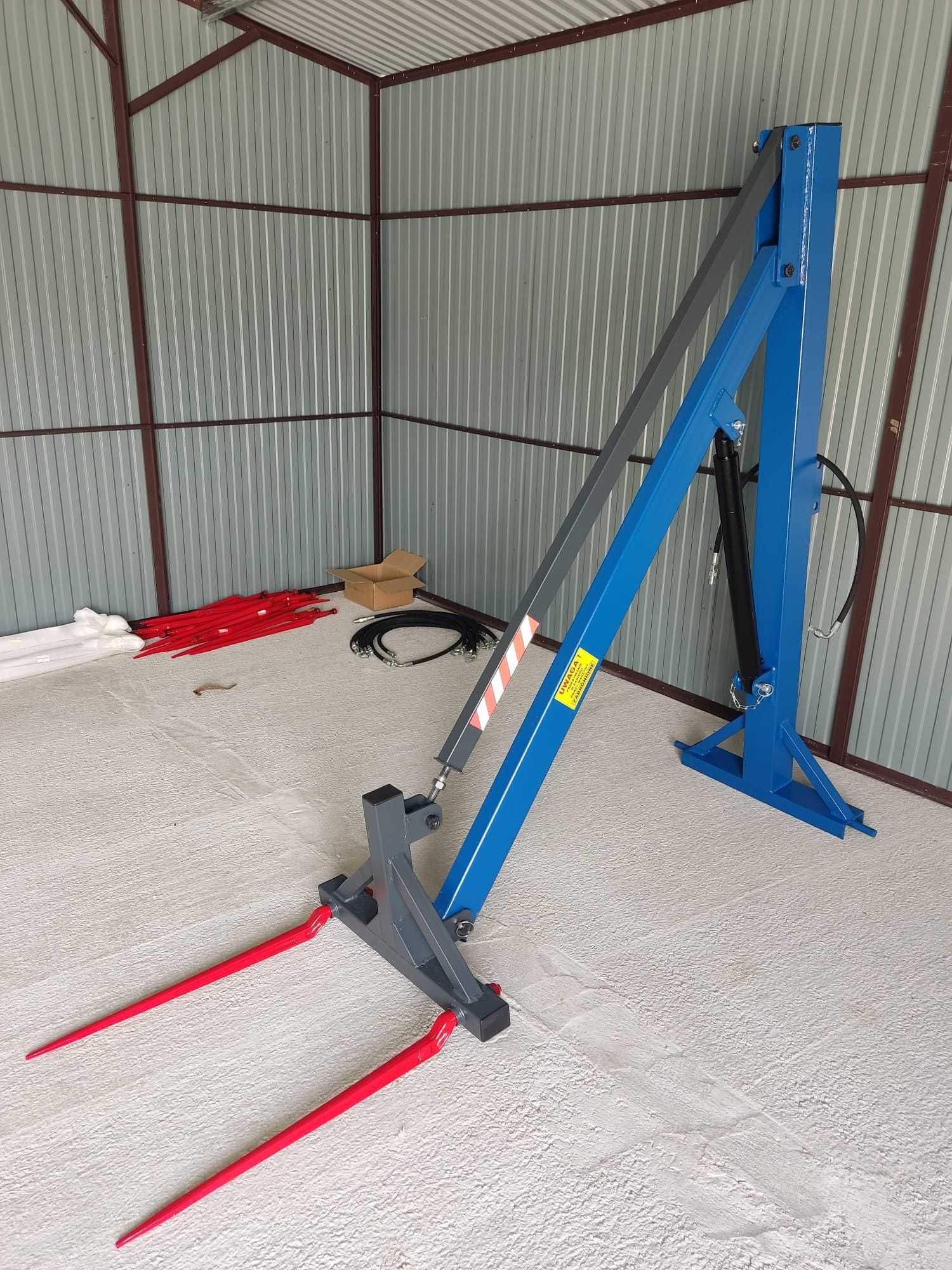 Ładowacz Do bel balotów siana hydrauliczny nowy na tył dowóz