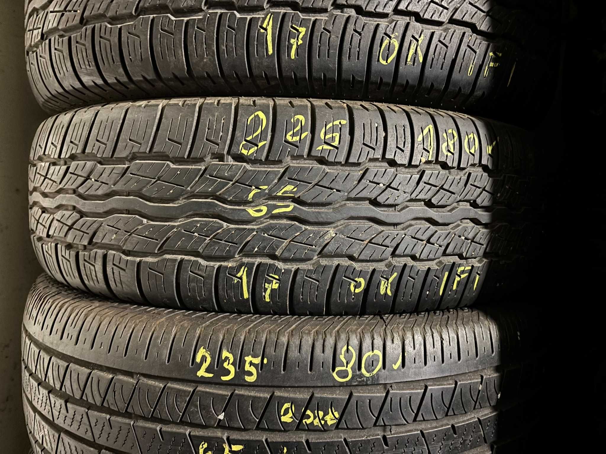 4X OPONY LETNIE 225/65R17 102H Bridgestone Dueler H/T 687 6.4MM