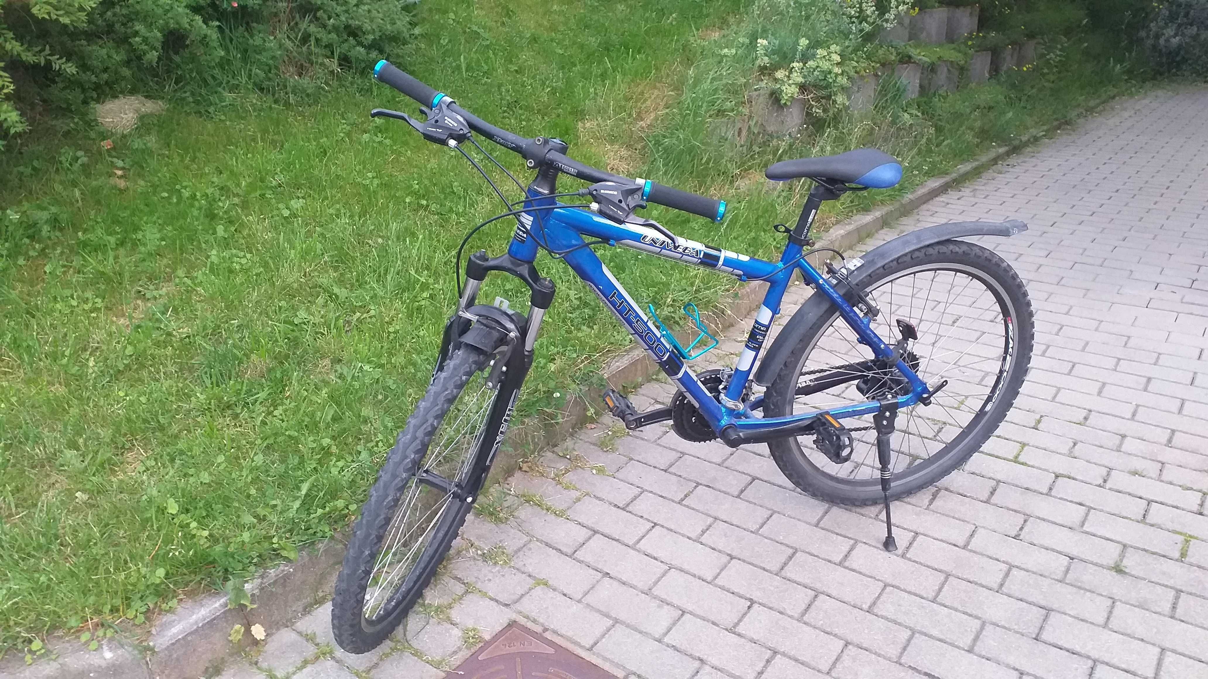 Rower górski UNIVEGA HT-500 rama 17 cali alu, amor przód  SHIMANO