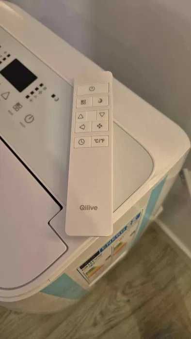 Ar Condicionado Portátil Qilive branco 2 Em 1 (Frio E Calor)