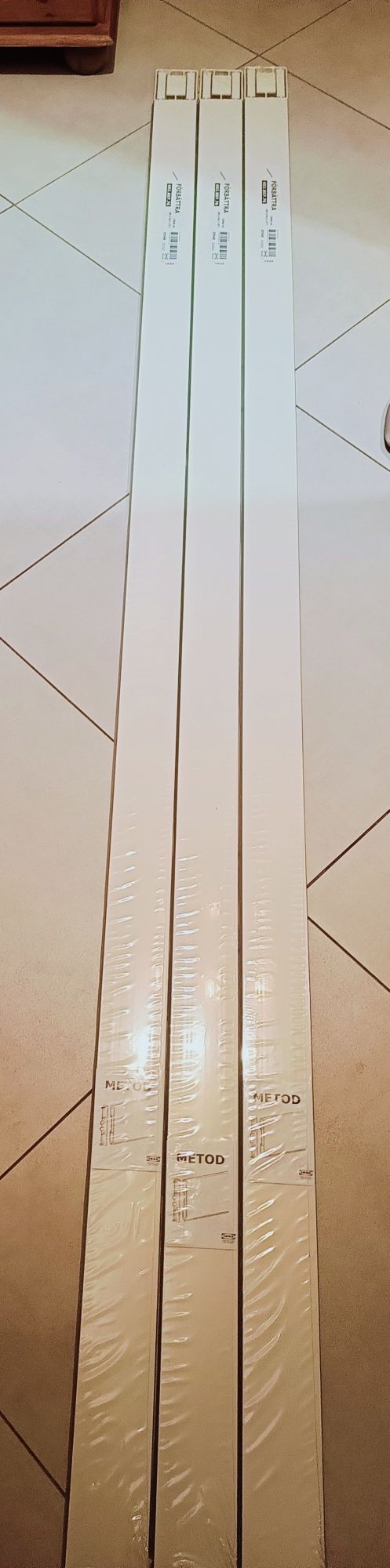 IKEA Förbatträ 220x8 Cokół cokoły kremowe nowe do METOD